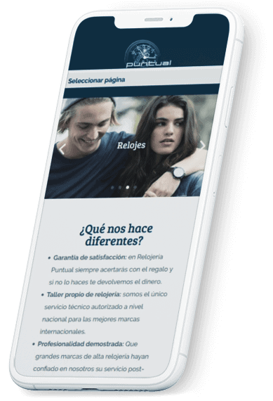 Relojería Puntual web Relojería Puntual web